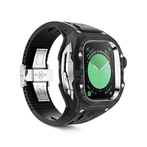 Apple Watch Case / RSCIII49 - Silver Carbon