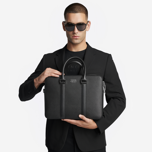 Saffiano briefcase discount
