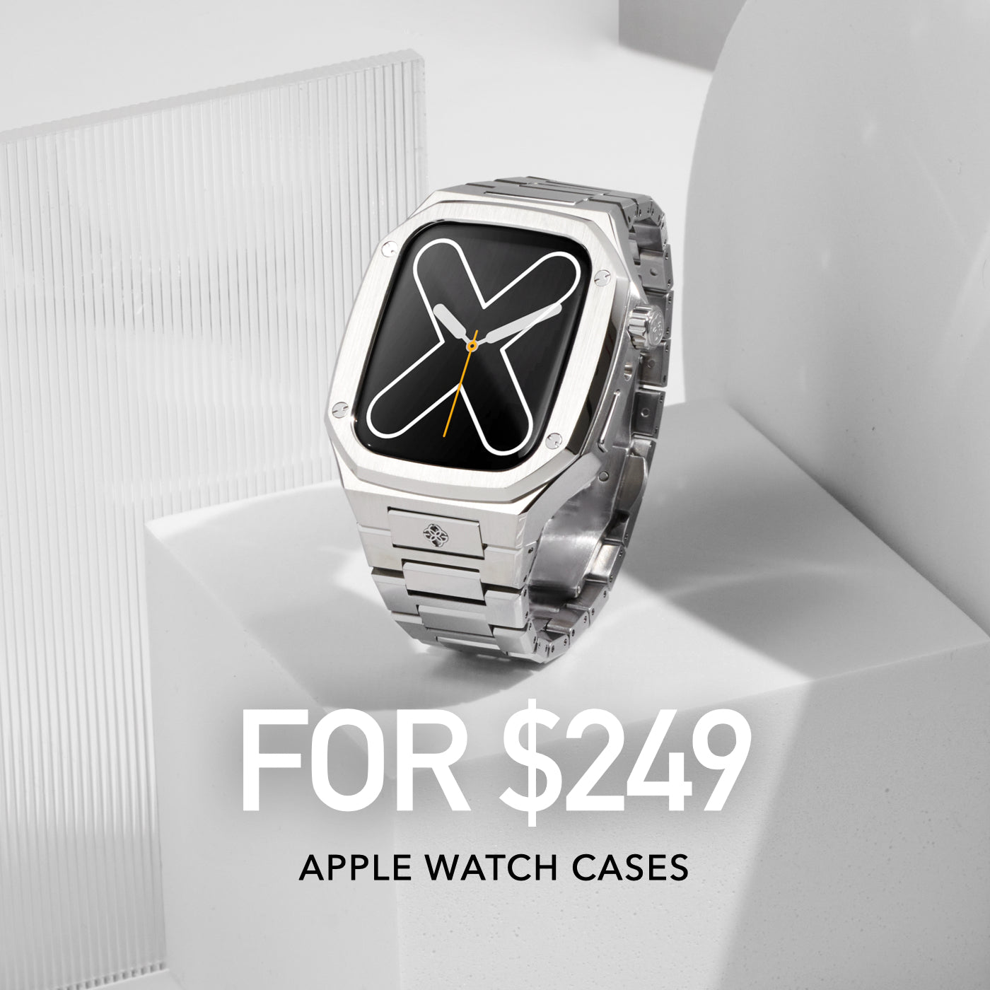 Premium Luxury Style Apple Watch Case for 44mm and 45mm Apple Watch –  Phenomenal Luxury Watch Cases