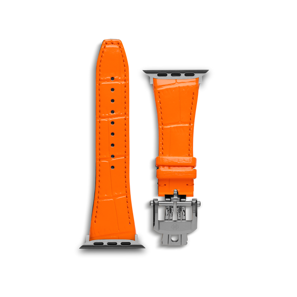 Apple Watch Strap / Leather - Orange