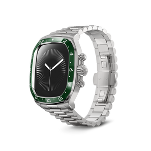 Apple Watch Case / CRCS46 Silver/Green