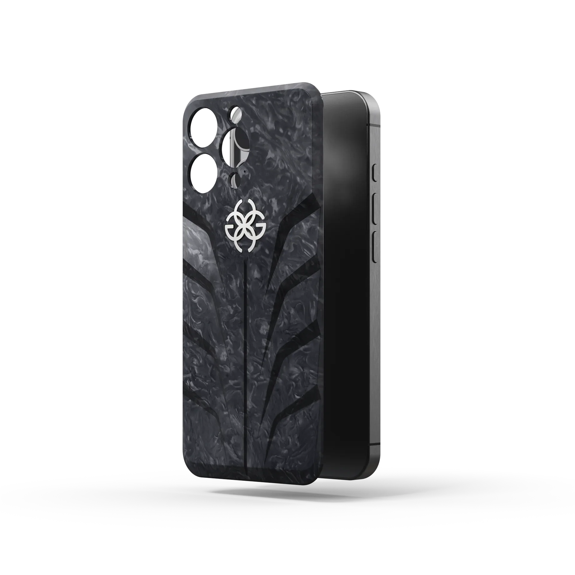 iPhoneアクセサリー iPhone 15 pro Case - Golden concept Croco Embossed Leather Case for iPhone 15 Pro and 15 Pro Max by