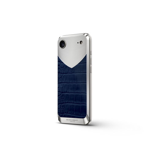 iPhone Case / RST17 - Magnetic Shield Alligator Edition - Matte Blue