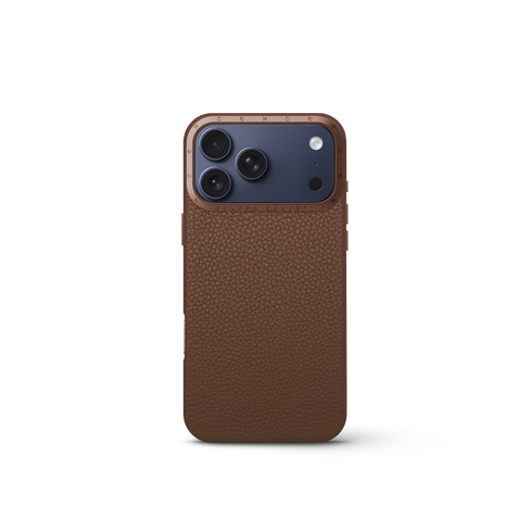 iPhone Case 17 - Full-Grain Leather - Chestnut