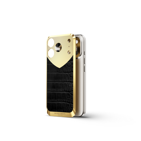 iPhone Case / RST17 - Magnetic Shield Alligator Edition - Matte Black