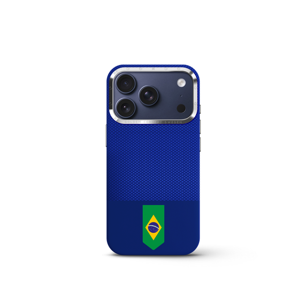GOLDEN CONCEPT ブルー iPhone17ProMAXケース Brasil Nation Edition iPhone 17 Case | GOLDEN CONCEPT™