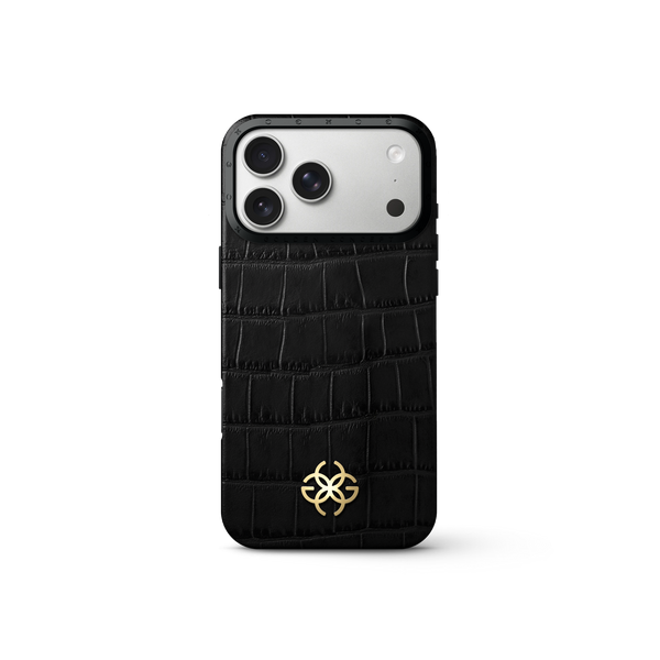 Croco Leather Case for iPhone 17 Pro, Pro Max & Air | GOLDEN CONCEPT™
