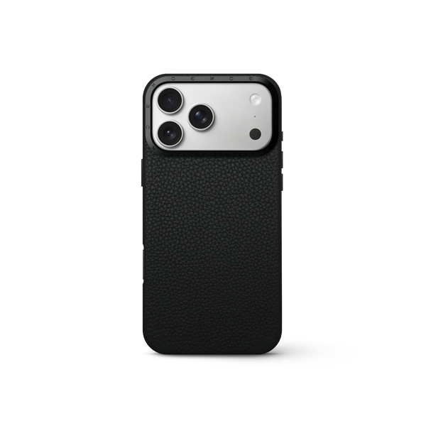 iPhone Case 17 - Full-Grain Leather - Black