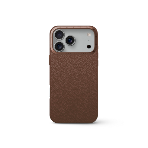 iPhone Case 17 - Full-Grain Leather - Chestnut