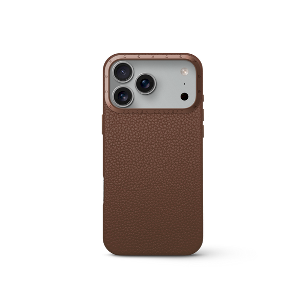 iPhone Case 17 - Full-Grain Leather - Chestnut