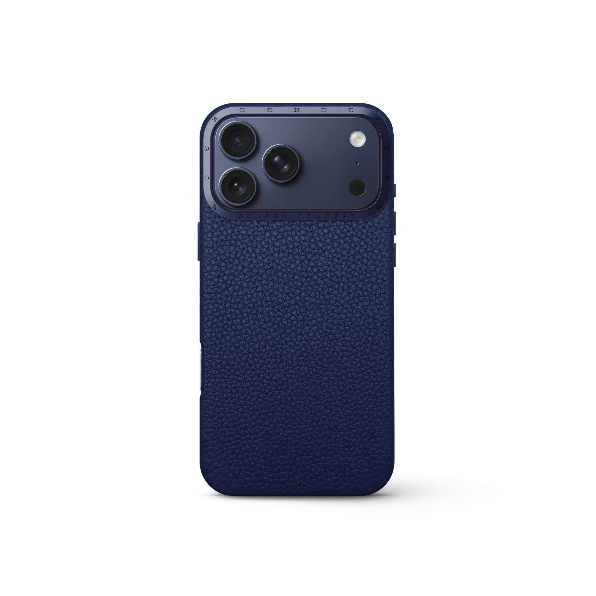 Blue Leather Case for iPhone 17 Pro, Pro Max & Air | GOLDEN CONCEPT™