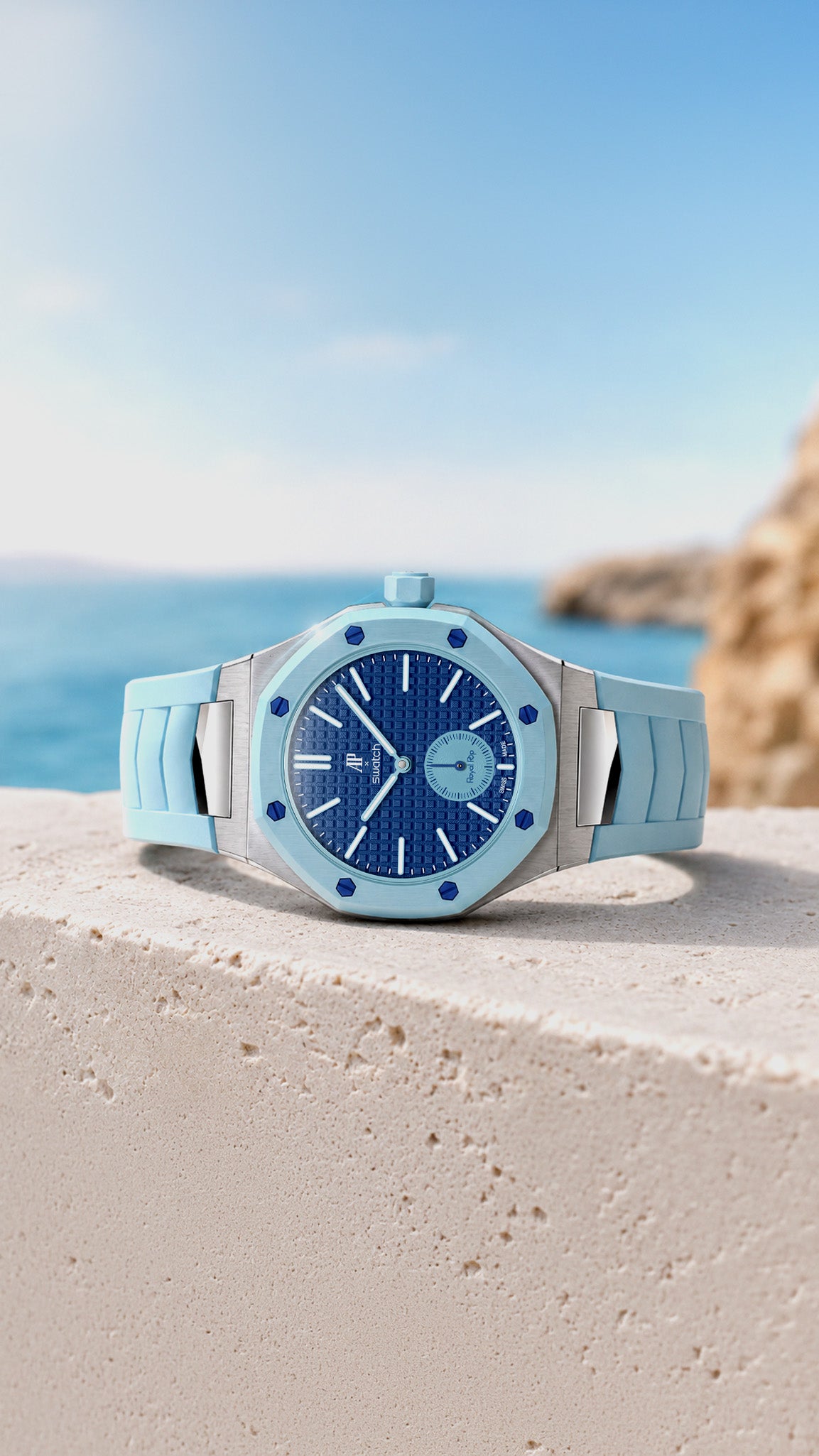 BLAUE ACHT Watch Case Accessory Compatible with Royal Pop | GOLDEN