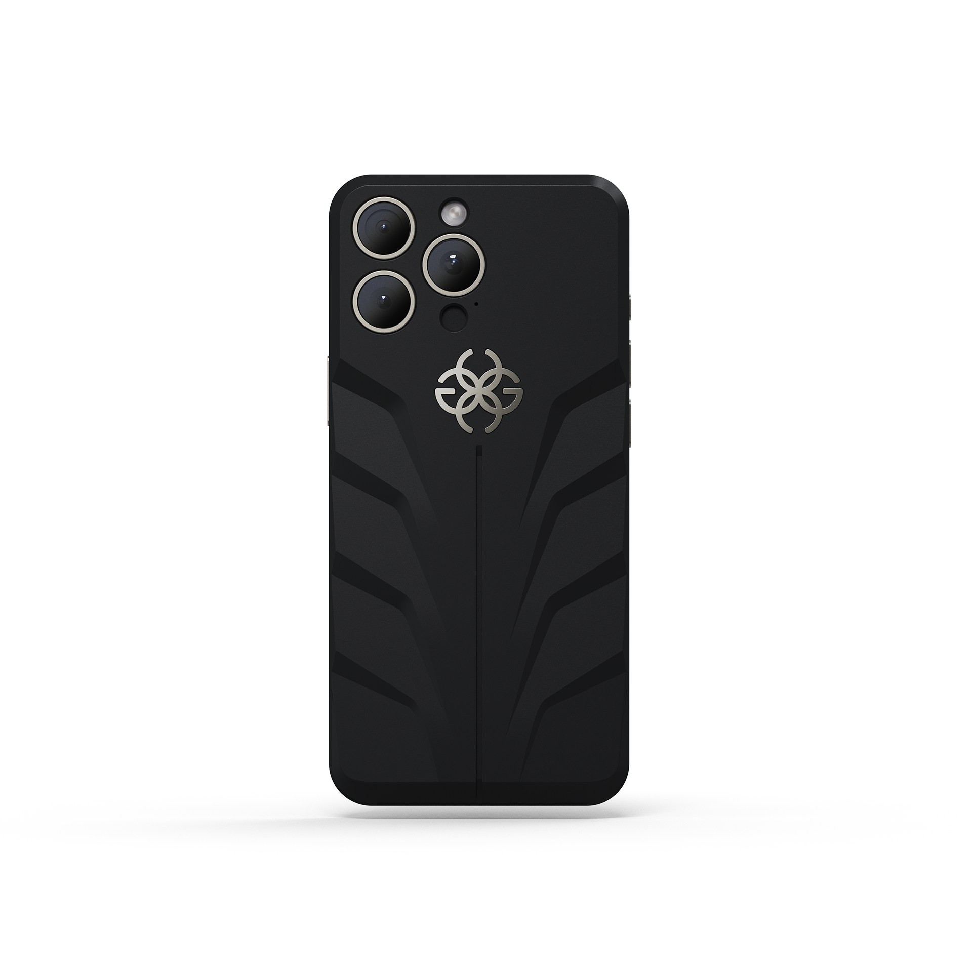 GOLDEN CONCEPT★VIP★RSR16 Magnetic Case 16Pro/16ProMax Racing Sport Rubber Magnetic Shield Onyx Black | Golden