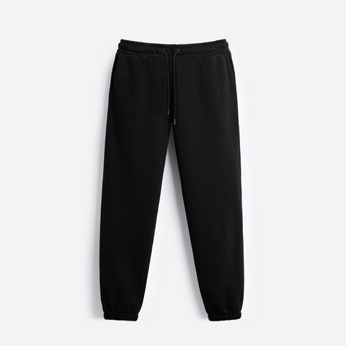 Pants - Black Embroidery