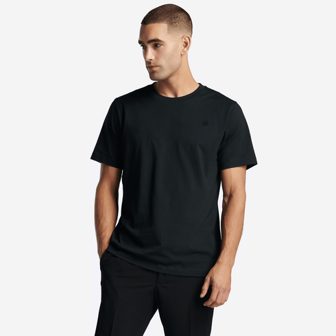 T-Shirt -  Black Embroidery