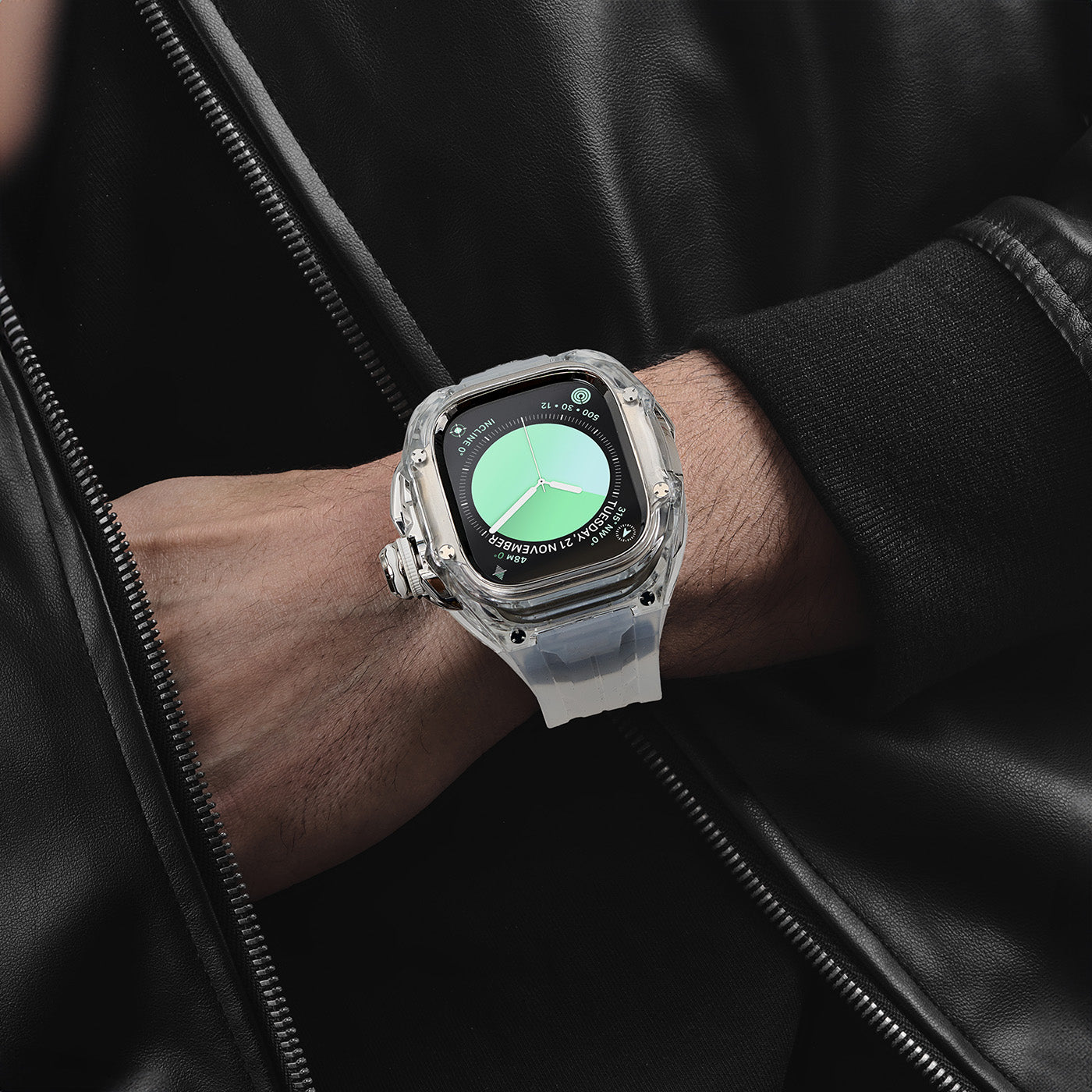 Apple Watch Case for Ultra 1 & 2 - Racing Sport - Transparent Edition ...