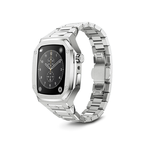 GOLDEN ゴールデンコンセプトApple Watch Case-EV-Silver45mm CONCEPT 