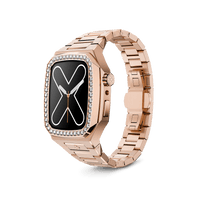 Golden Concept Apple Watch Case - Evening Edition, 41mm, 18k Rose Gold Plated, Swarovski Crystals, Apple Watch Case