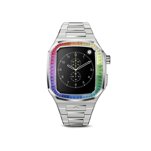 Apple Watch Case / EV44 - Silver Rainbow