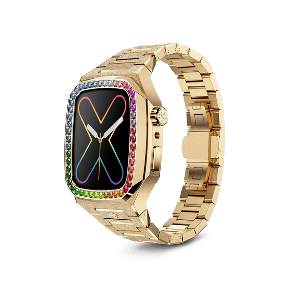 時計 Apple Watch Case CLASSIC SV 44.45.41 Amazon.com: Luxury Metal Case for Apple Watch 9 8 7 45mm 6