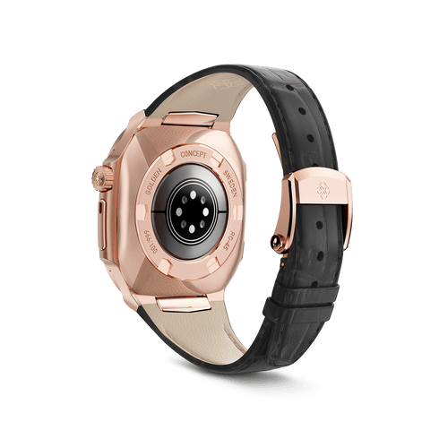 時計 Apple Watch Case ROL45 Rose Gold / Black Apple Watch Case / ROL45 - Rose Gold – GOLDEN CONCEPT