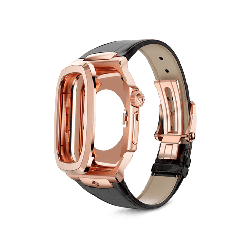 時計 Apple Watch Case ROL45 Rose Gold / Black Apple Watch Case / ROL45 - Rose Gold – GOLDEN CONCEPT