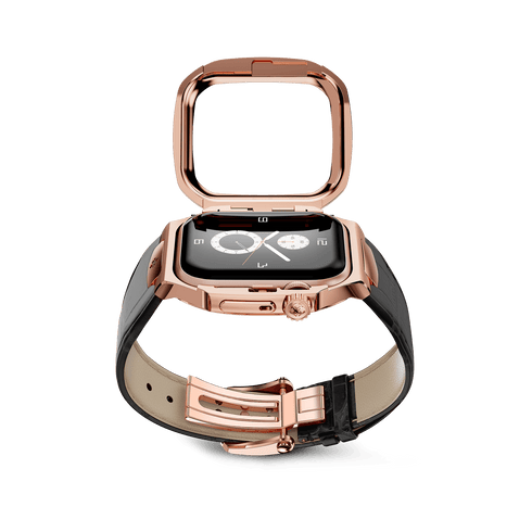 時計 Apple Watch Case ROL45 Rose Gold / Black Apple Watch Case / ROL45 - Rose Gold – GOLDEN CONCEPT