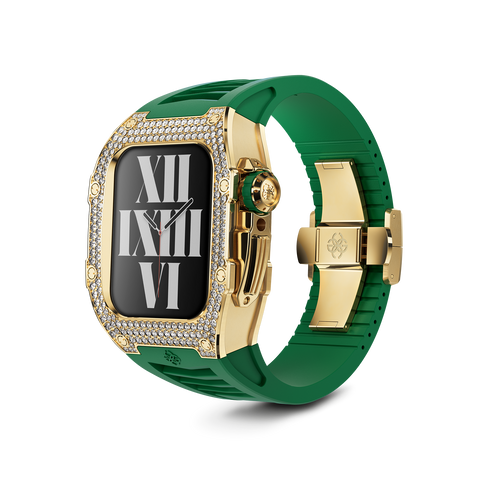 Apple Watch Case / RST41 - GREEN - SWAROVSKI