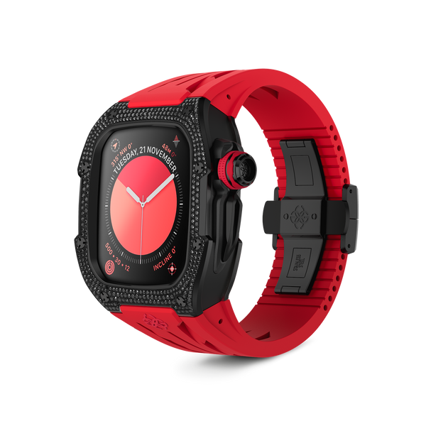 Apple Watch Case for Series 10 in Moissanite Diablo – GOLDEN CONCEPT