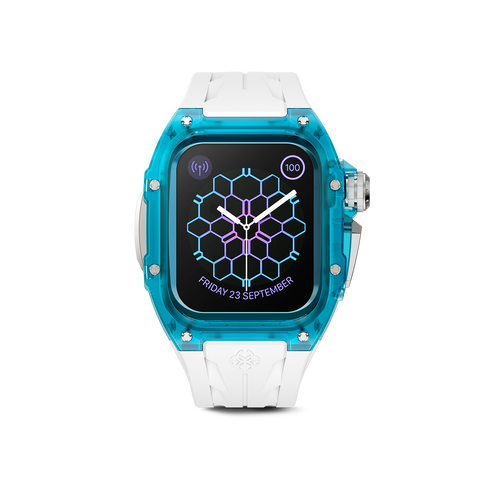 Apple Watch Case / RSTR45 -  AQUA WHITE