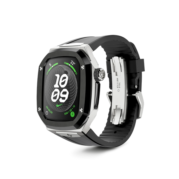 Sport Edition 41MM Apple Watch Case in Silver Jet Black Sport Edition 41MM Apple Watch Case in Silver Jet Black