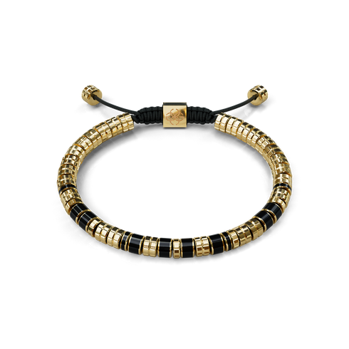 Bracelet / EV - Gold - Black
