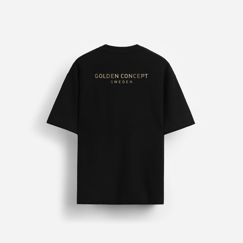 T-Shirt Oversize - Gold Print