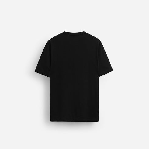 T-Shirt -  Black Embroidery