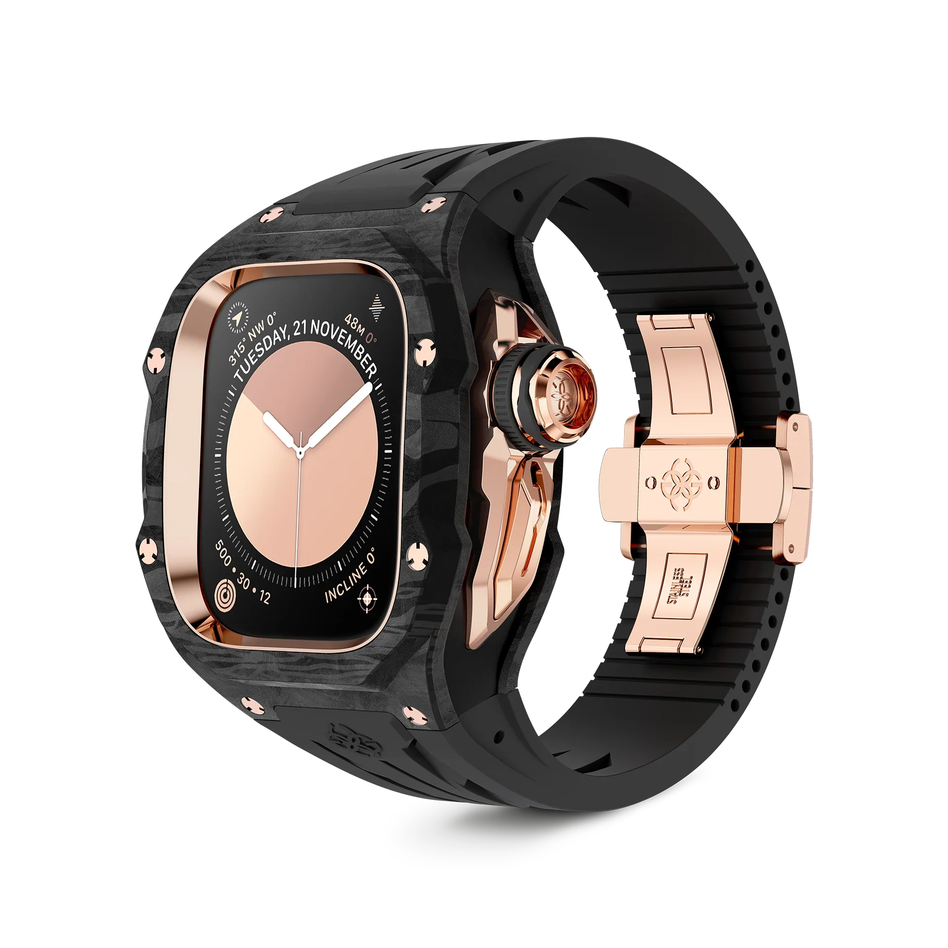 Luxurious Racing Sport Carbon Case for Apple Watch Ultra 1 & 2 Luxurious Racing Sport Carbon Case for Apple Watch Ultra 1 & 2