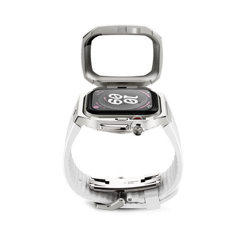 Apple Watch Case for 41MM - Sport Edition in Silver – GOLDEN Apple Watch Case for 41MM - Sport Edition in Silver – GOLDEN